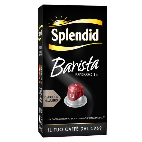 SPLENDID BARISTA UTZ NESPRESSO COMPATIBLE CAPSULES X 10 X 10