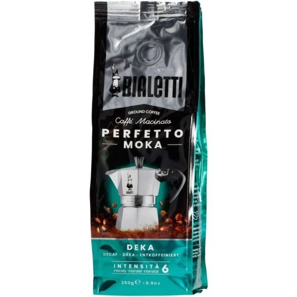 BIALETTI PERFETTO MOKA DEKA COFFEE POWDER 250GX6