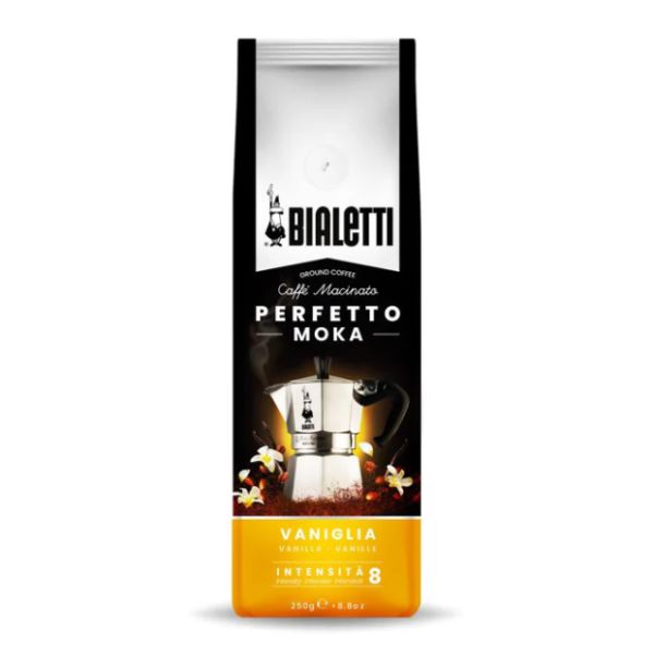 BIALETTI PERFETTO MOKA VANILLA COFFEE POWDER 250GX6