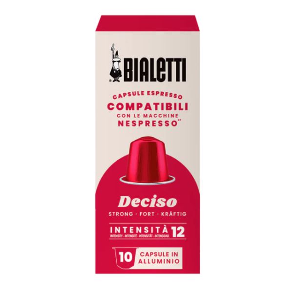 BIALETTI CAPSULES COMPATIBLE WITH NESPRESSO DECISO X 10 CAP