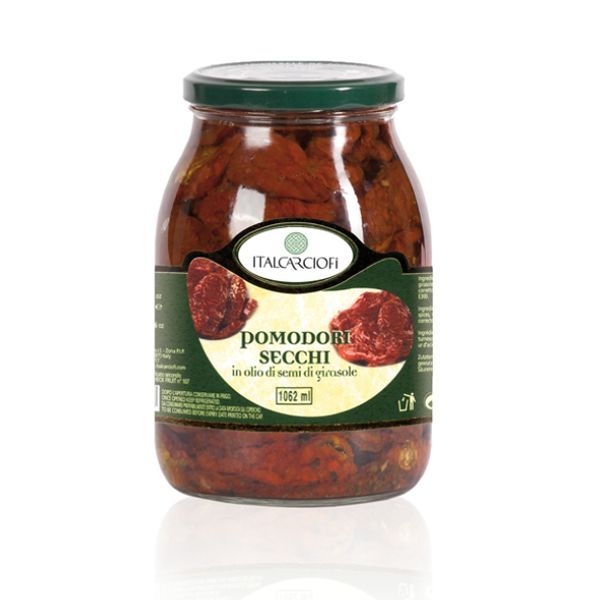 ITALCARCIOFI SUN-DRIED TOMATO IN OIL 3100 ML X 6 GLASS JAR
NW. 2900GR