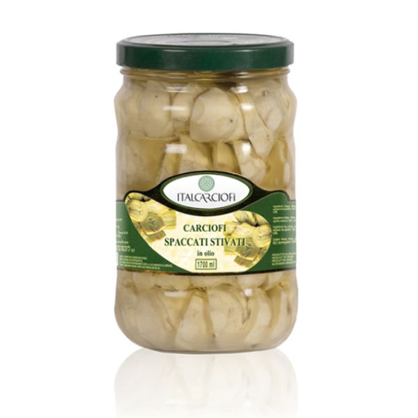 ITALCARCIOFI ARTICHOKES SLICES IN OIL 3100 ML X 4 GLASS JAR
NW. 2900 GR