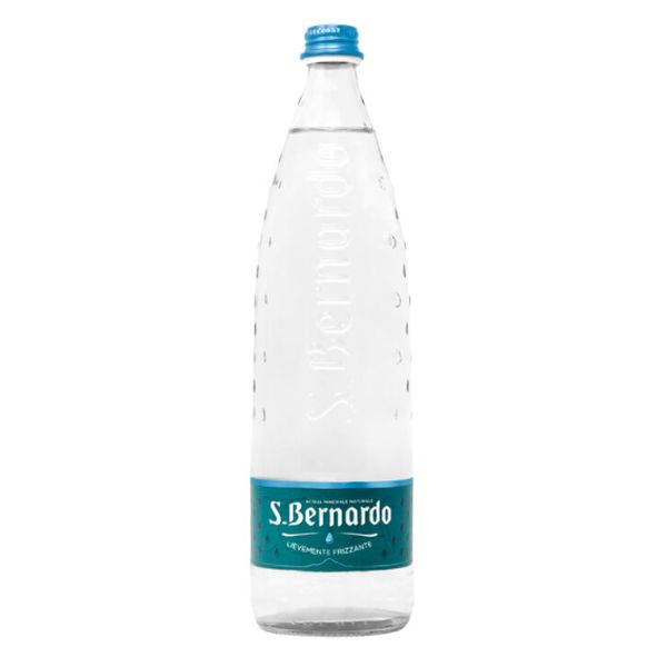 SAN BERNARDO LIGHT SPARKLING WATER 1L IN GLASS BOTTLE