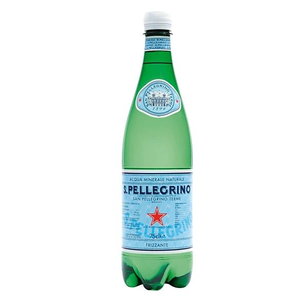 ACQUA SAN PELLEGRINO SPARKLING MINERAL WATER IN RPET BOTTLE 750ML X 6 IT