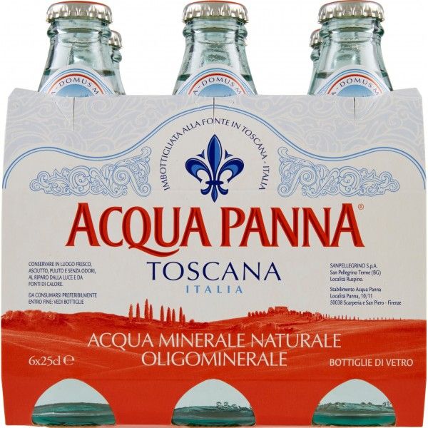 ACQUA PANNA VETRO 250ML X 6 X 4 USA