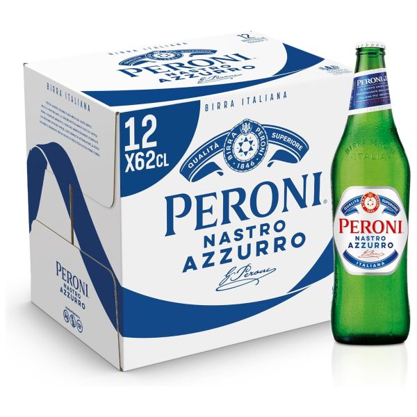 BEER PERONI NASTRO AZZURRO CL62X12 BTLS 5.1%VOL 11.20GP NA