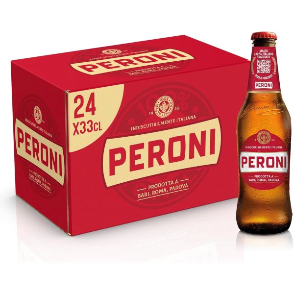 BEER PERONI RED LABEL CL33X24 BOTT 4.7% VOL 10.6 GP NA