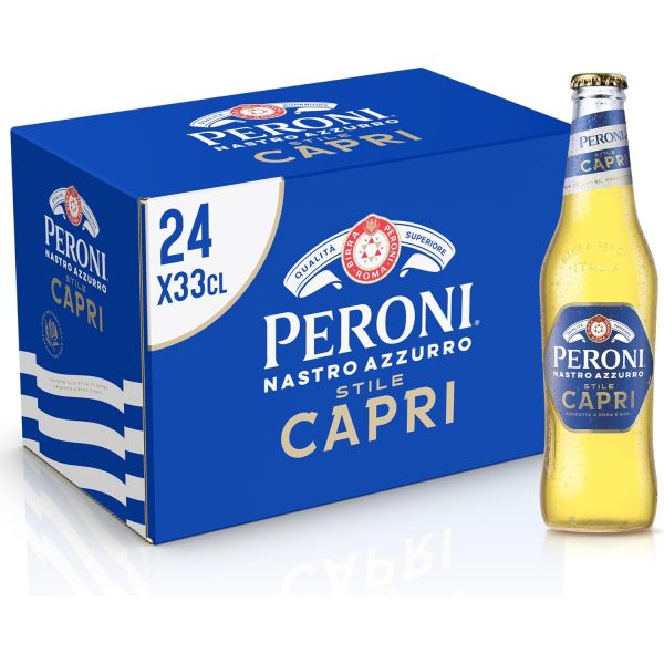 BEER PERONI NASTRO AZZURRO CAPRI 4,2% CL33X24 GLASS BTL NA