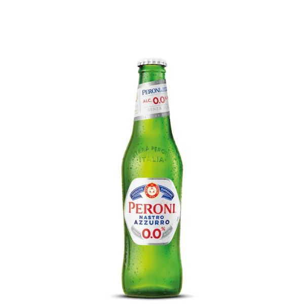 BEER PERONI NASTRO AZZURRO ZERO 0,0%VOL 33 X 6 BTL X 4 CLUSTER NA