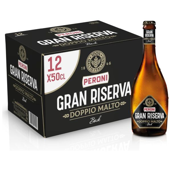 BEER PERONI GRAN RISERVA DBL MALT 6.6%VOL 14.7GP CL50X12BOT NA