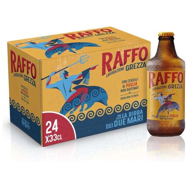 BEER RAFFO LAVORAZIONE GREZZA CL33X24 BOTT 4.8% VOL 10.50GP NA