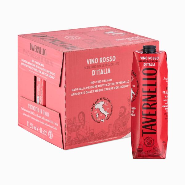 RED WINE TAVERNELLO 11.5% 1000MLX 12