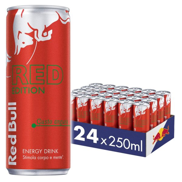 REDBULL RED EDITION WATERMELON 250 ML X 24 SLEEK CAN