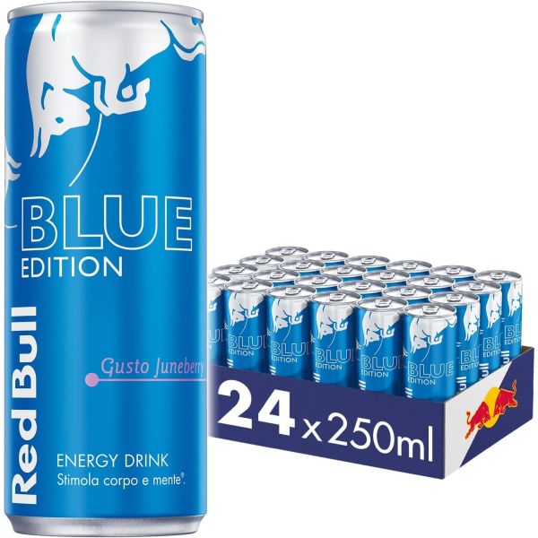 REDBULL BLUE EDITION JUNEBERRY 250 ML X 24 SLEEK CAN