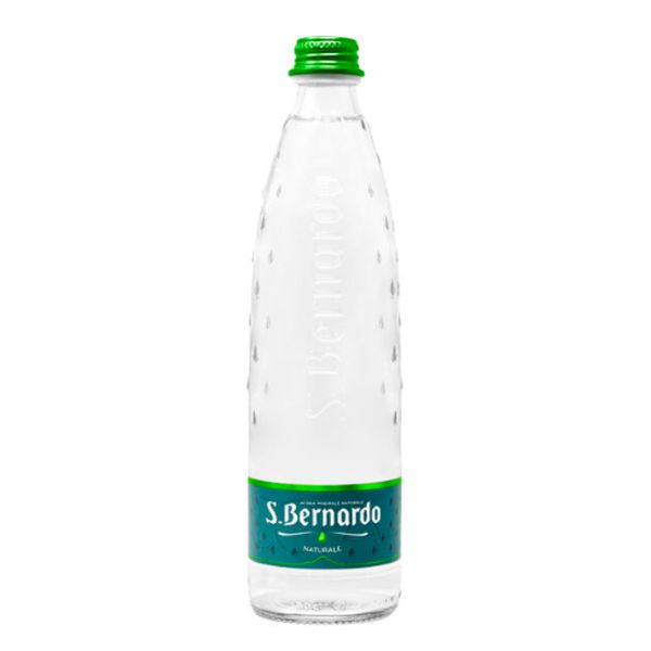 SAN BERNARDO STILL NATURAL WATER 500 ML X 24 GLASS BOTTLES