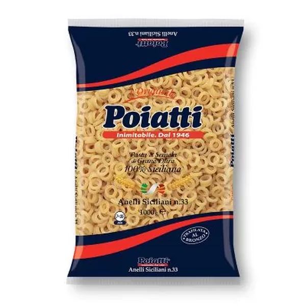 PASTA POIATTI ANELLI SICILIA  500GX24