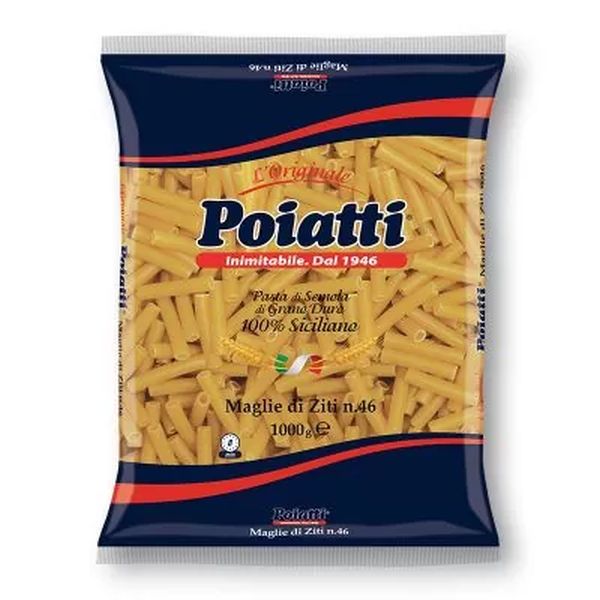 PASTA POIATTI MAGLIE ZITI N.46 500GX24