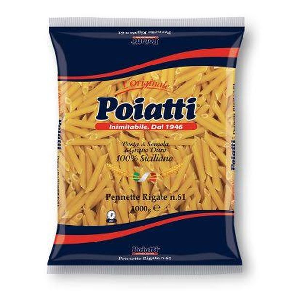 PASTA POIATTI PENNETTE RIGATE N.61 500GX24