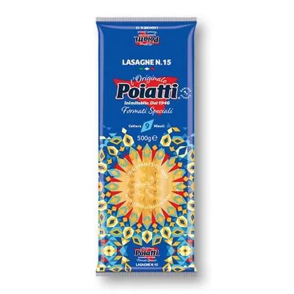PASTA POIATTI LASAGNA 500 GR X 12