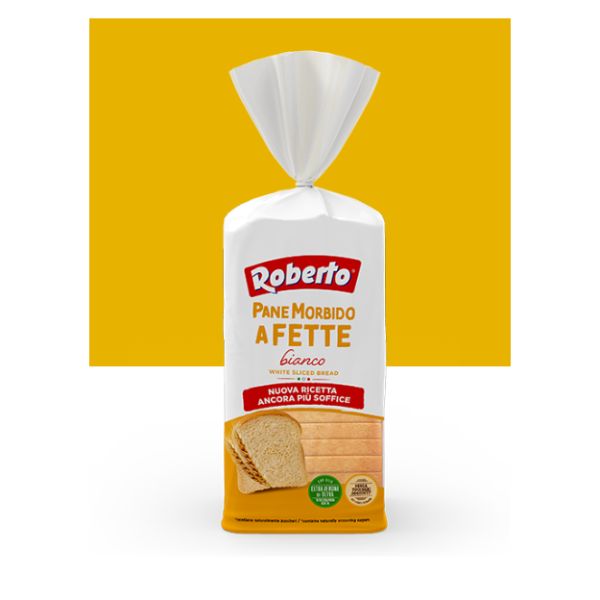 ROBERTO PANE WHITE SLICED BREAD 400g x 8
