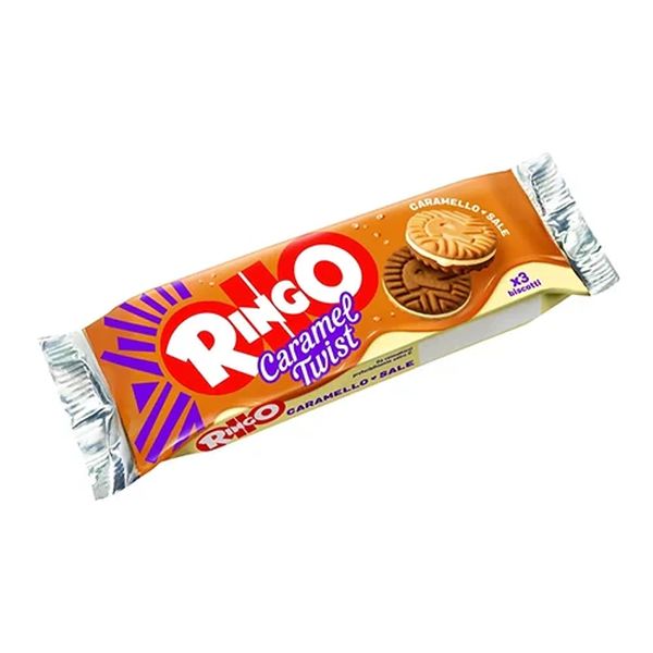 BISCUITS RINGO CARAMEL TWIST  27.5 G X 42