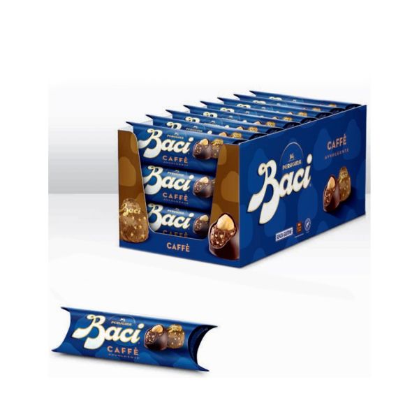 PERUGINA BACI COFFEE TUBE  3 PCS 37.5G X 21