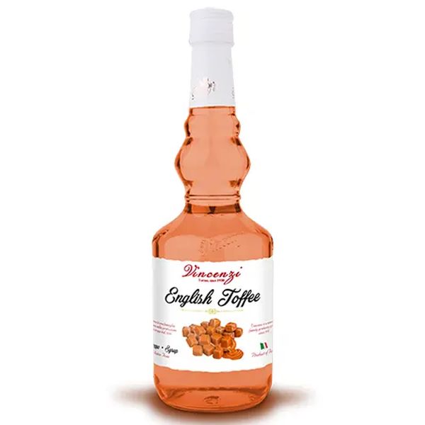 VINCENZI ENGLISH TOFFEE SYRUP 700ML X 1 BTL