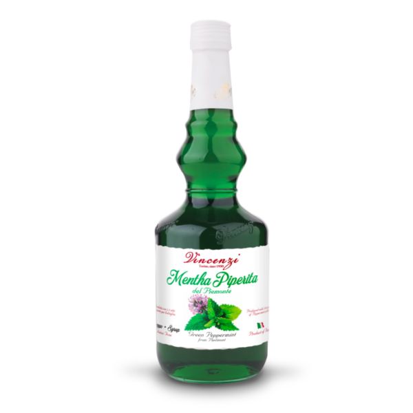 VINCENZI PIEDMONTESE GREEN PEPPERMINT SYRUP 700ML X 1 BTL