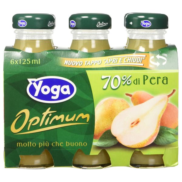 YOGA PEAR JUICE 125ML X 6 X 8