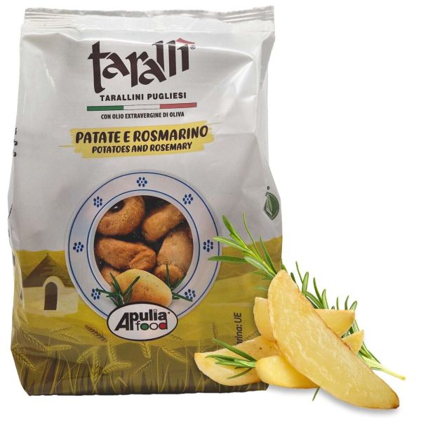 TARALLI POTATOES AND ROSMARY APULIA 210GX20