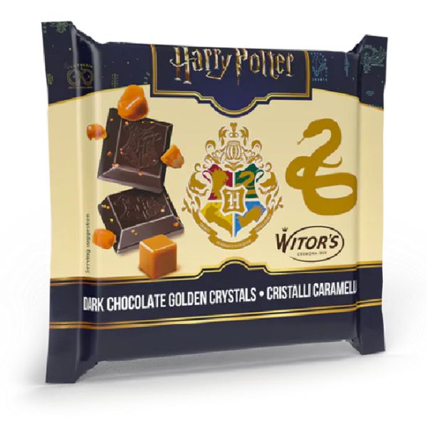 WITORS HARRY POTTER DARK CHOCOLATE BAR WITH CARAMELIZED CRYSTALS 40GX24