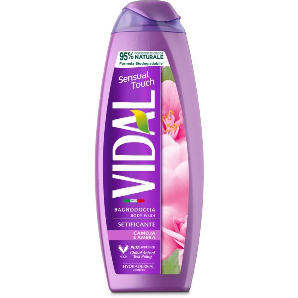 VIDAL SENSUAL TOUCH  BATH AND SHOWER GEL 500MLX12