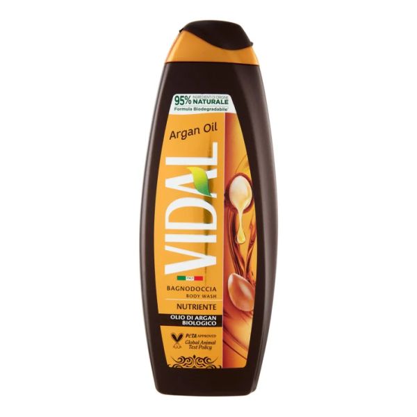 VIDAL ARGAN OIL  BATH AND SHOWER GEL 500MLX12