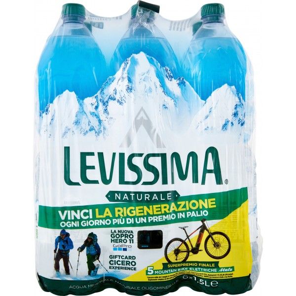 ACQUA LEVISSIMA NAT. 1500ML PET X 6