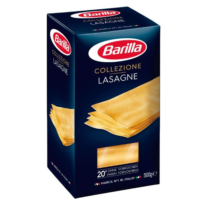 PASTA BARILLA LASAGNE SEMOLA 500GX12
