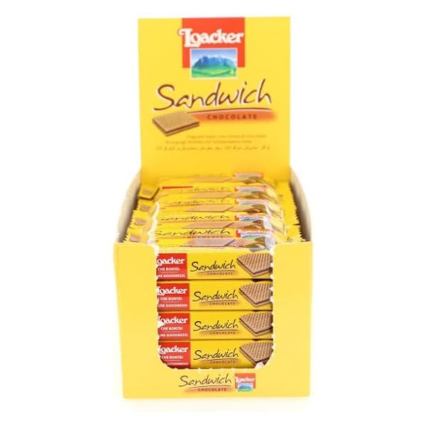 LOACKER SANDWICH CIOCCOLATO 25Gx25x6