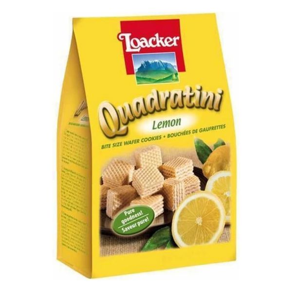 LOACKER QUADRATINI 125 G X 12 LEMON