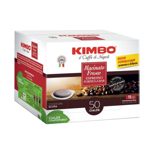 KIMBO MACINATO FRESCO 50 CIALDE X 6