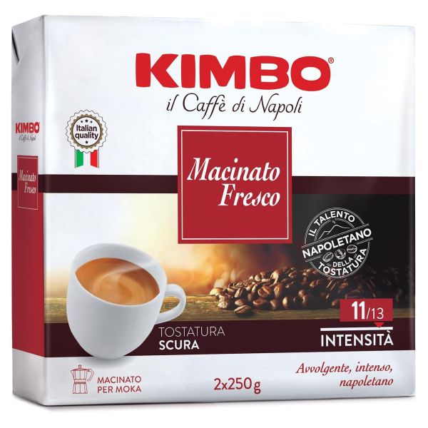 CAFFE KIMBO MACINATO FRESCO 250GX2 X 10