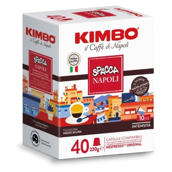 CAFFE KIMBO SPACCANAPOLI 40CAP COMP X 4