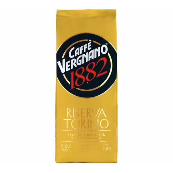 VERGNANO RISERVA TORINO COFFEE BEANS 1000G X6