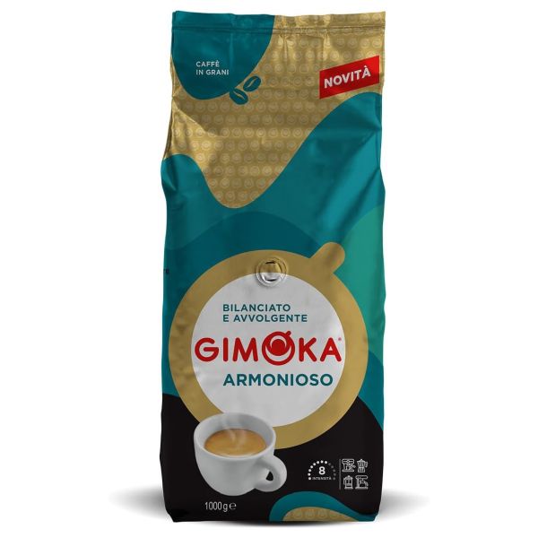 COFFEE GIMOKA ARMONIOSO IN BEANS BAG 1000G X 12