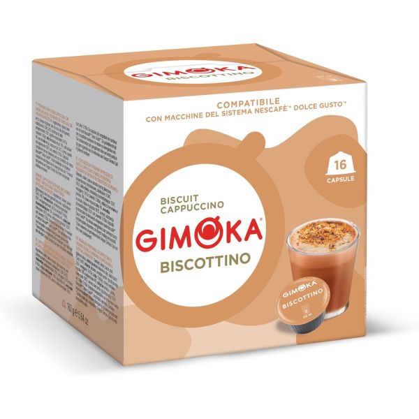 COFFEE GIMOKA DG BISCUITS 16 CAPS X 3