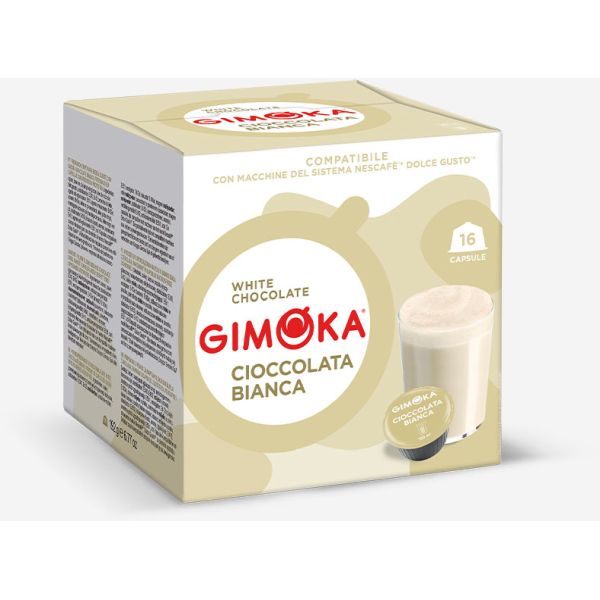COFFEE GIMOKA DG WHITE CHOCOLATE 16 CAPS X 3