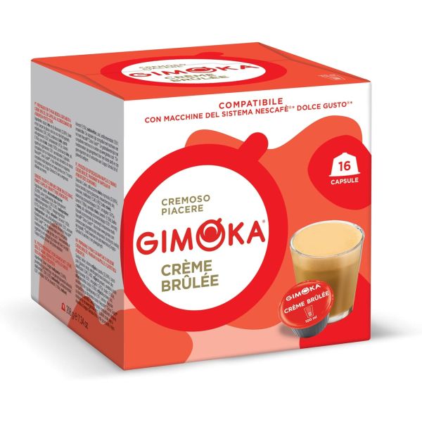 COFFEE GIMOKA DG CREME BRULEE 16 CAPS X 3