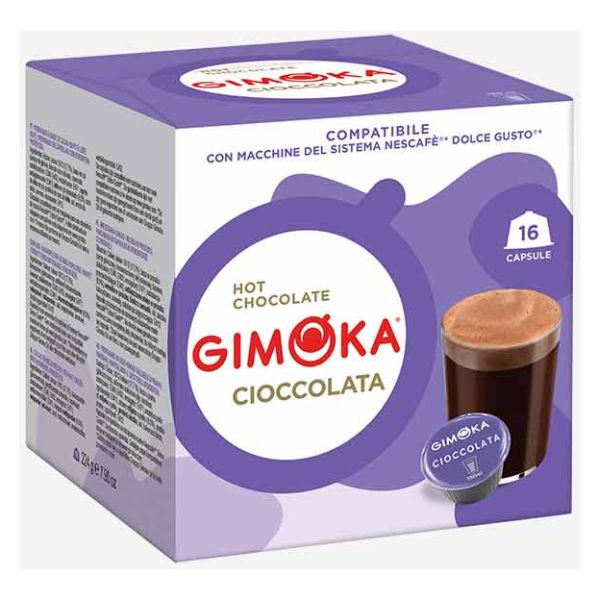 COFFEE GIMOKA DG CHOCOLATE 16 CAPS X 3