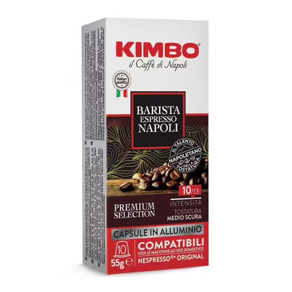 COFFEE KIMBO BARISTA NAPOLI BOX 10 CAPS X 10
