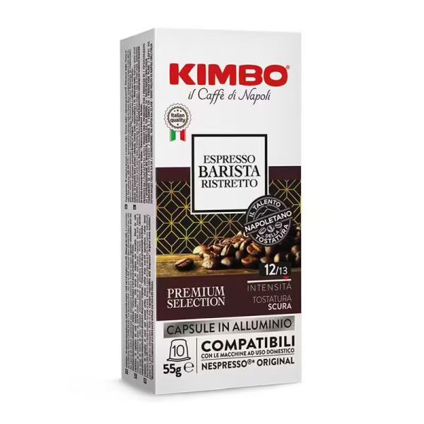 COFFEE KIMBO BARISTA RISTRETTO BOX 10 CAPS X 10