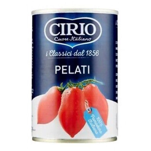 PEELED TOMATOES CIRIO 400GX24