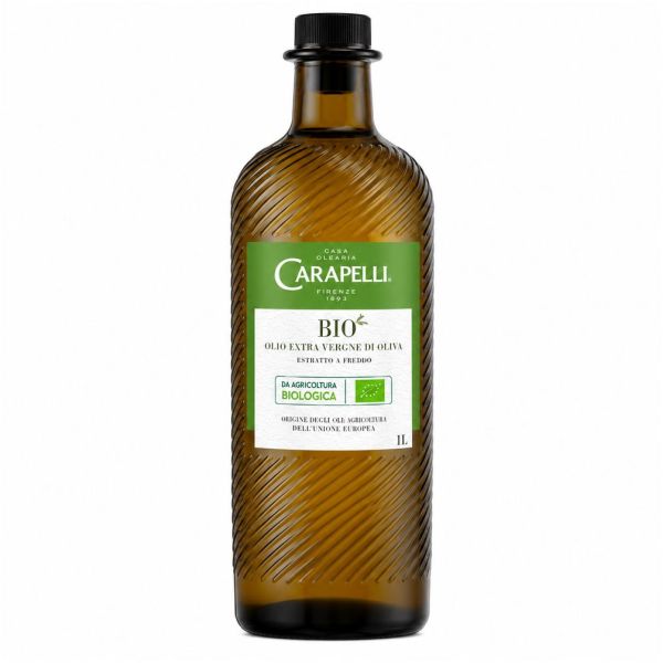 CARAPELLI BIO EXTRA VIRGIN OLIVE OIL 1L X 8